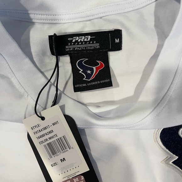 Houston Texans White Crop Tee size Medium - Picture 5 of 6